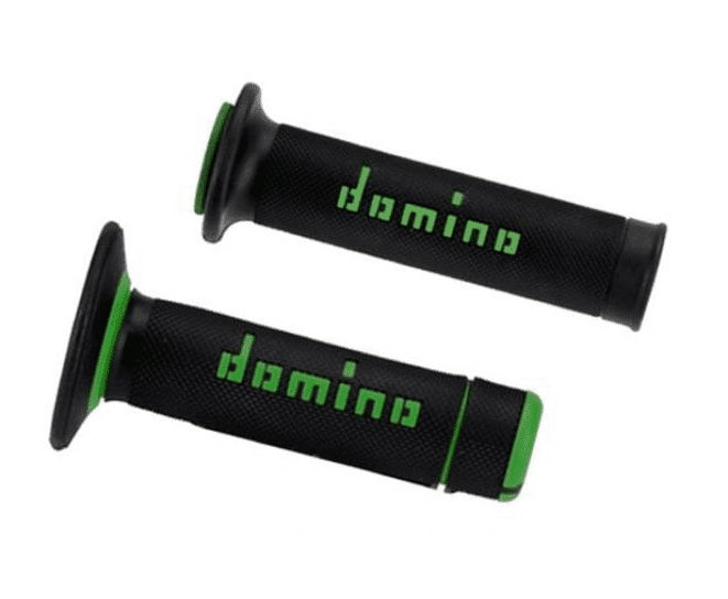 a02041c4440a7-1 coppia manopole domino nero/verde universali