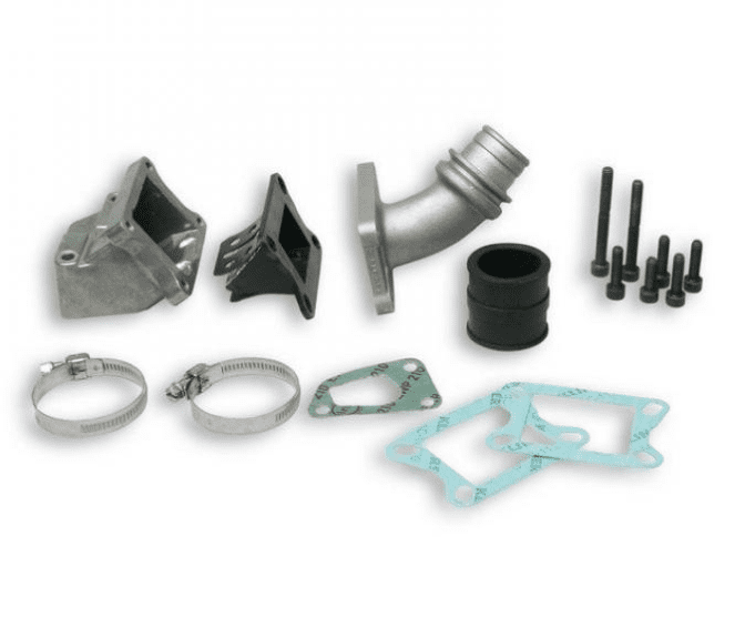 205461 Malossi reed valve intake manifold kit for phbl 25 crankcase Vespa PK XL 125
