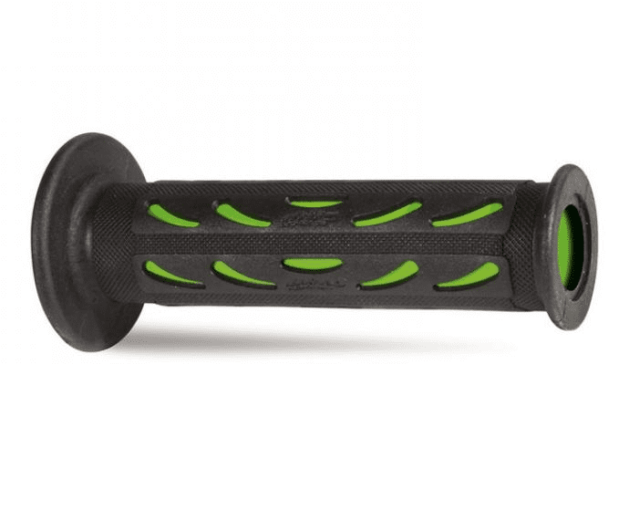 405402585 pair of progrip 724-198 road grips, green/black, double density, without hole