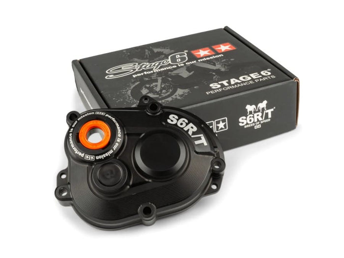 S6-2214001 Carter ingranaggi Stage6 R/T MK2 Piaggio Zip Nero, COD: S6-2214001