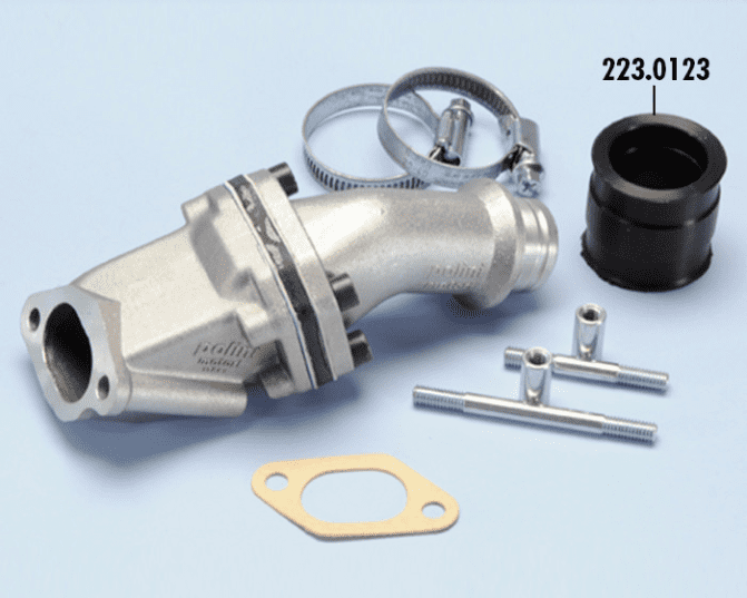 215.0118 single-blade intake manifold vespa et3 carb.cp