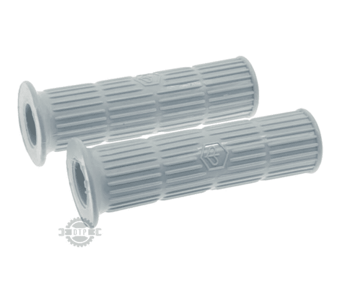 10244-g coppia manopole lunghe grigio piaggio vespa px pe