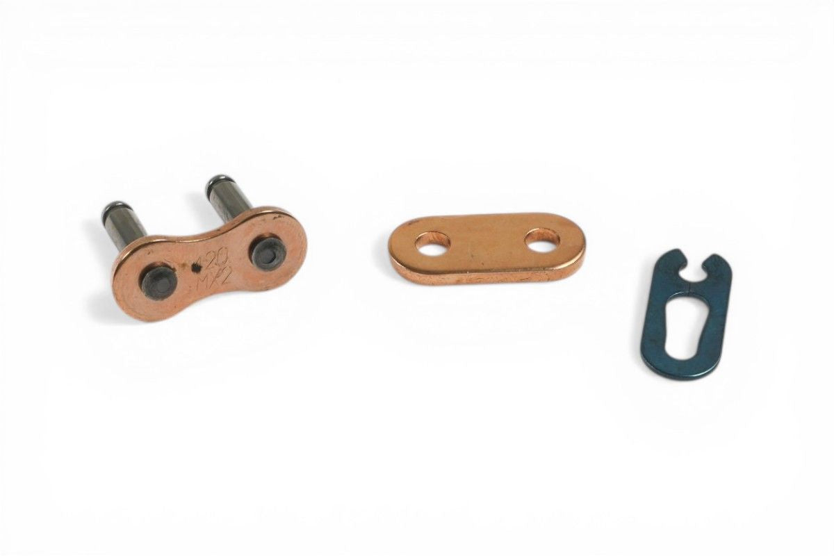 A420MX2GSC Maglia giunto AFAM - per catena 420 MX2 - Oro