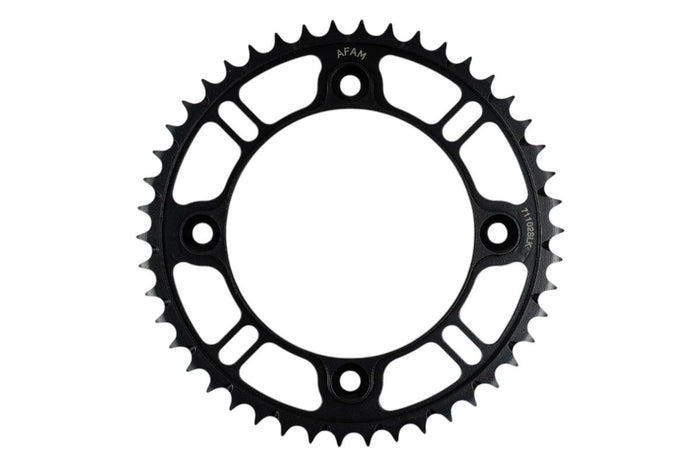 A71102S.48 Corona AFAM SLK acciaio autopulente nero - 48 denti - GASGAS HUSQVARNA KTM 85