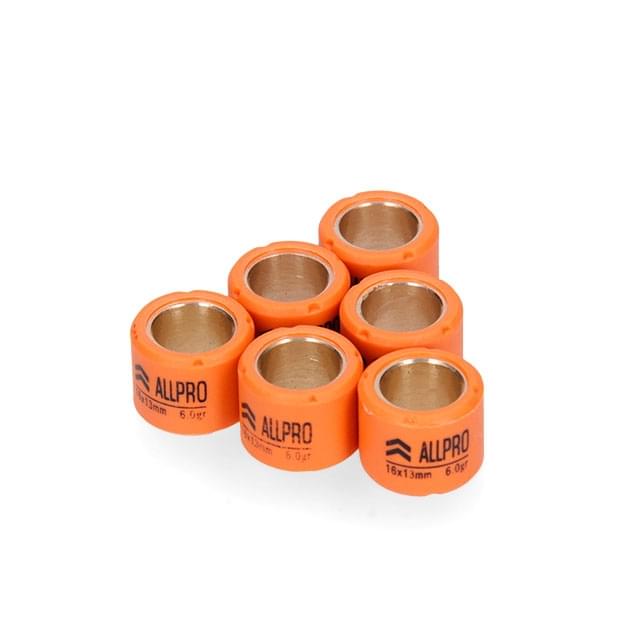 AP25RO1613060 6 unità di rulli AllPro 16x13