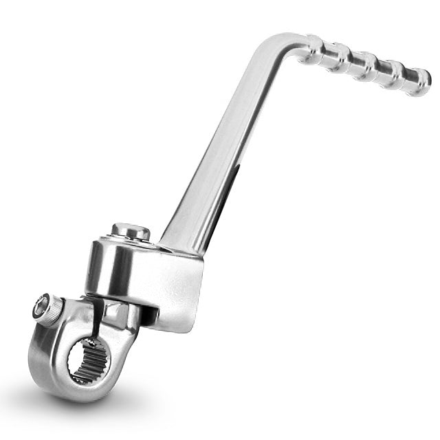 AP45RP193.KICK Pedale avviamento Derbi Euro 2 / 3 / 4 AllPro - argento