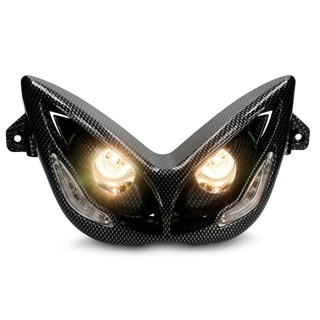 AP50OP166.LED.CA Ottica doppia LED Angel Eyes Yamaha Aerox 50 <13 AllPro
