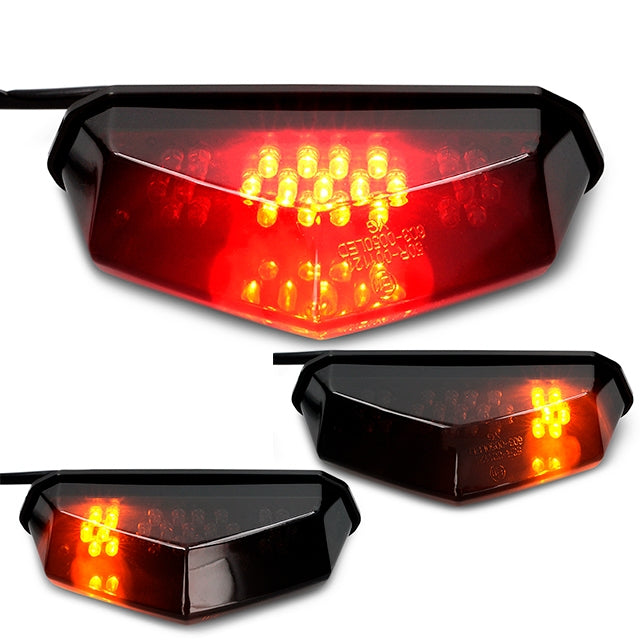AP50RL100.UNI.BK Fanale posteriore LED con indicatori blackline AllPro