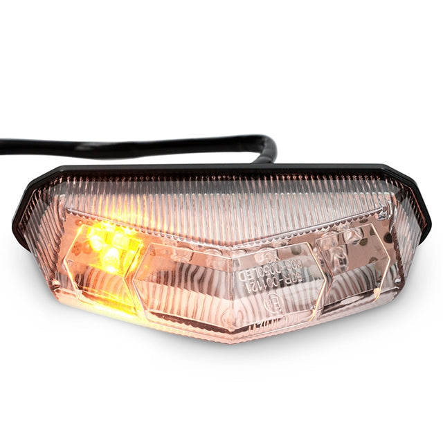 AP50RL100.UNI.CE Fanale posteriore LED con indicatori blackline AllPro - trasparente