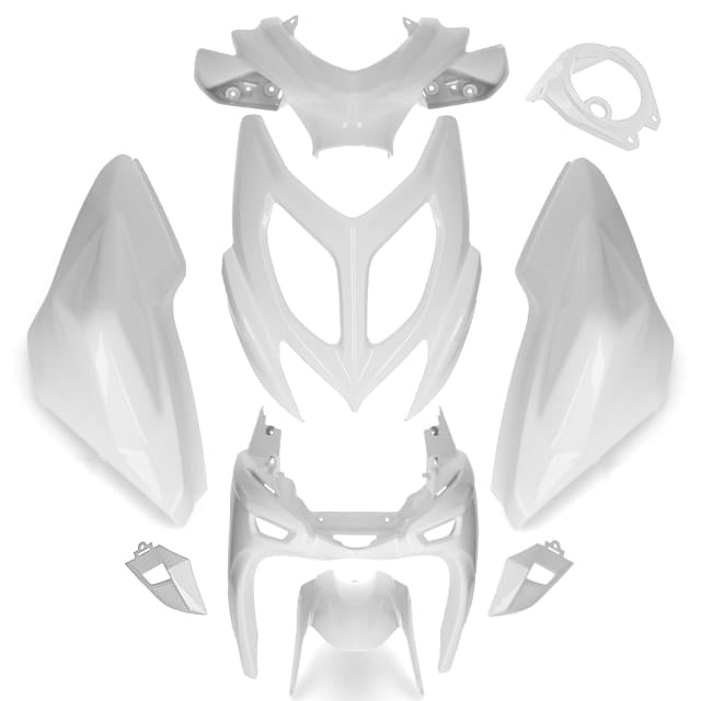 AP55BP10.951.WH Yamaha Aerox / MBK Nitro 50 >2013 Kit carena 9 pezzi AllPro