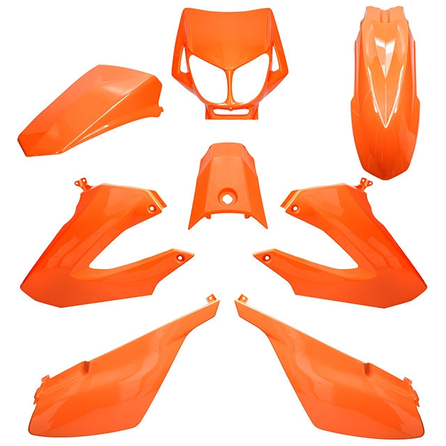 AP55BP10.983.IOR Kit carena Derbi Senda 00-10 8 pezzi iniezione AllPro