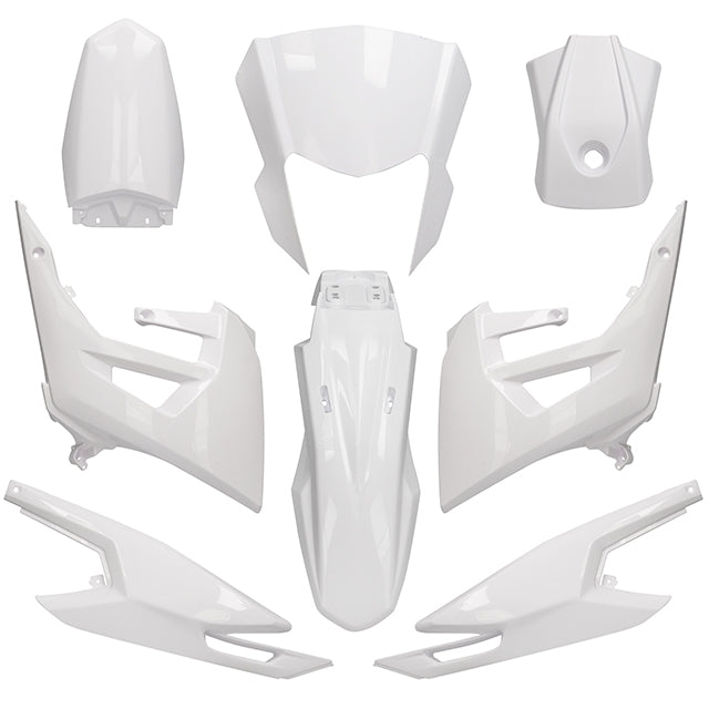 AP55BP10.985.IWH Kit carena Derbi Senda Racing 50 SM / Limited 18-21 8 pezzi iniezione AllPro