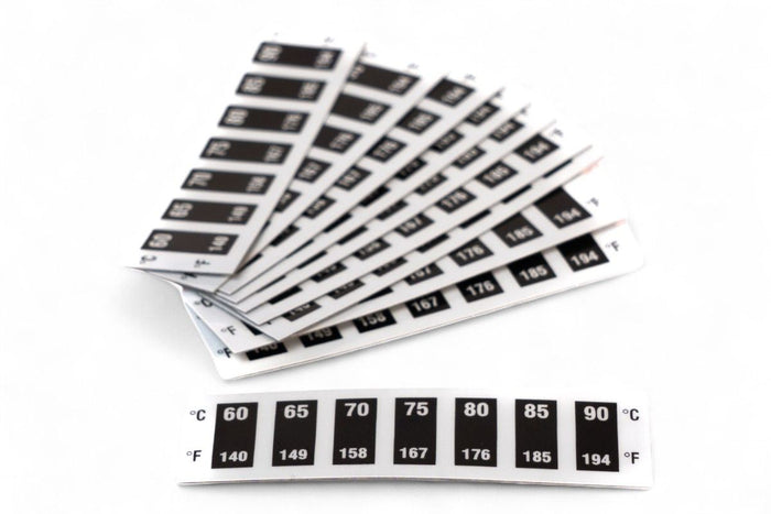 AT0028 Termometri adesivi reversibili da 60 a 90°C (10 pezzi)