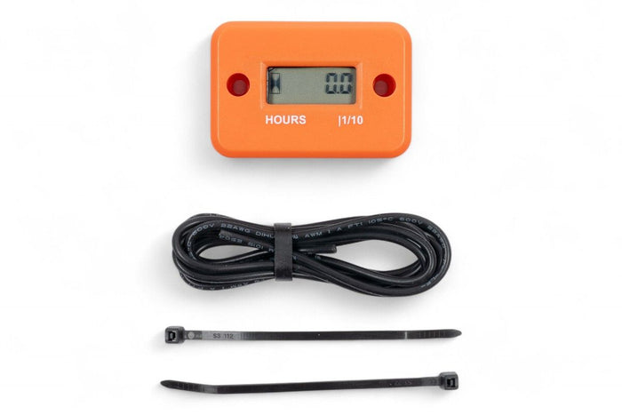 AT2199A Contaore digitale a cavo non resettabile arancione