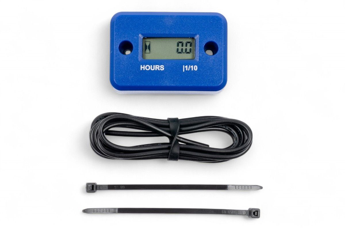 AT2199B Contaore digitale a cavo non resettabile blu