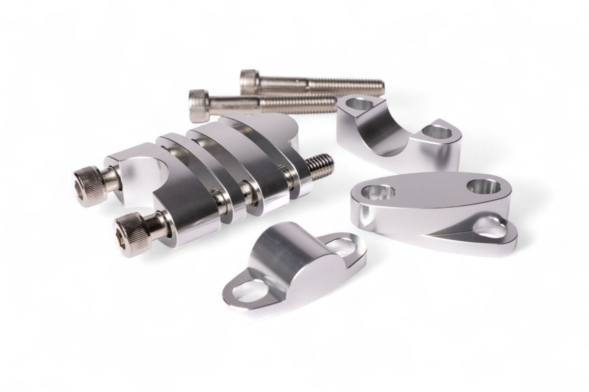 AV2097 Kit spessori in alluminio per rialzare manubri da ø22mm