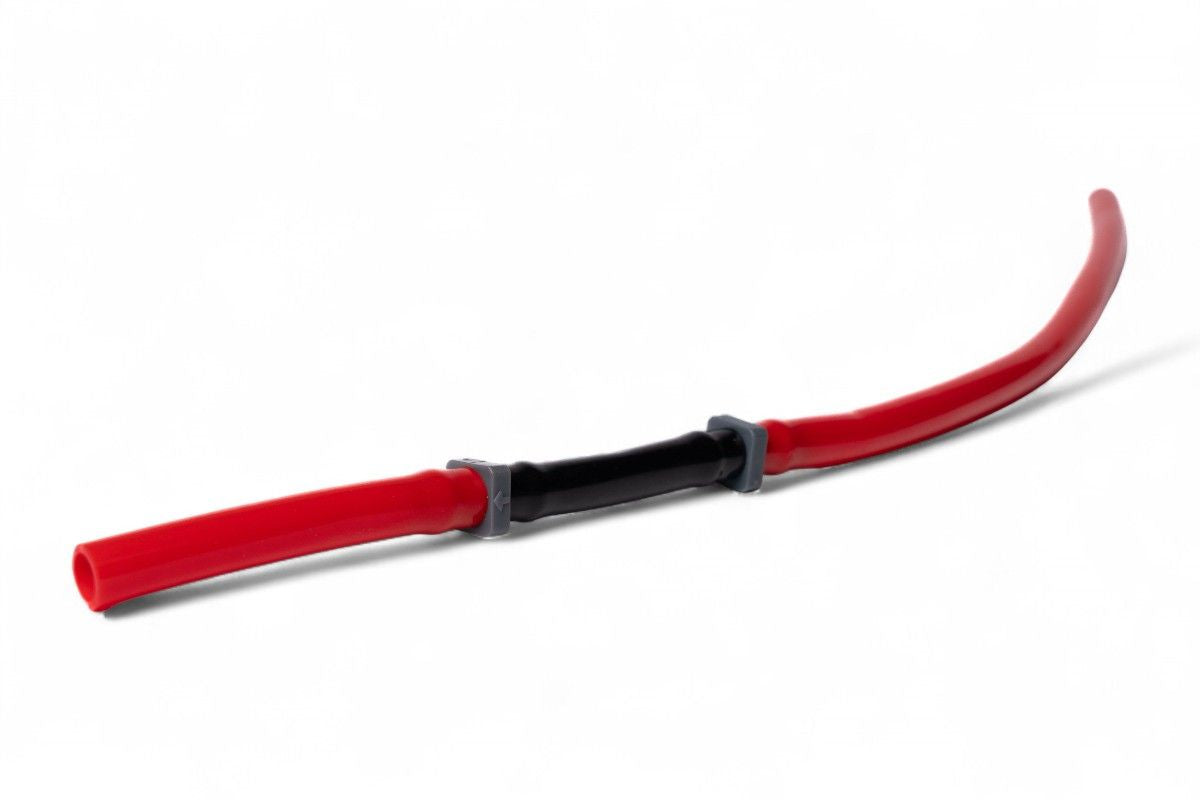 AV2313R Valvola sfiato benzina con tubo - Rosso