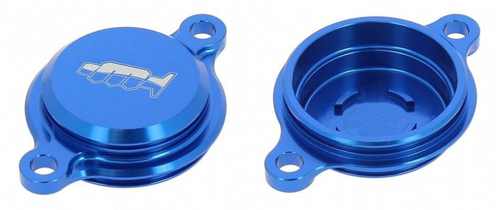AV3280B Coperchio filtro olio - FANTIC YAMAHA - Blu