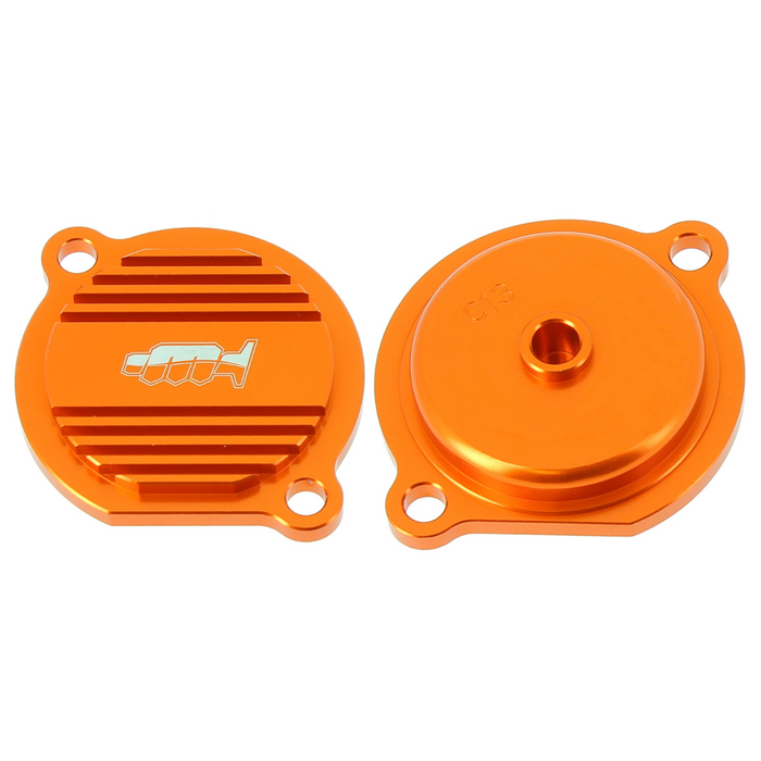 AV3287A Coperchio filtro olio - KTM - Arancione