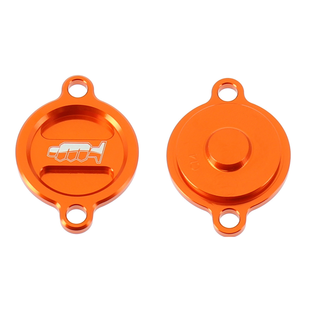 AV3288A Coperchio filtro olio - KTM - Arancione
