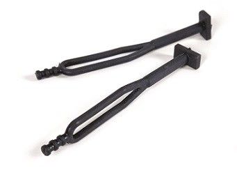 AV3401 Coppia elastici in gomma per cavalletto/portafaro - Nero (2 pezzi)