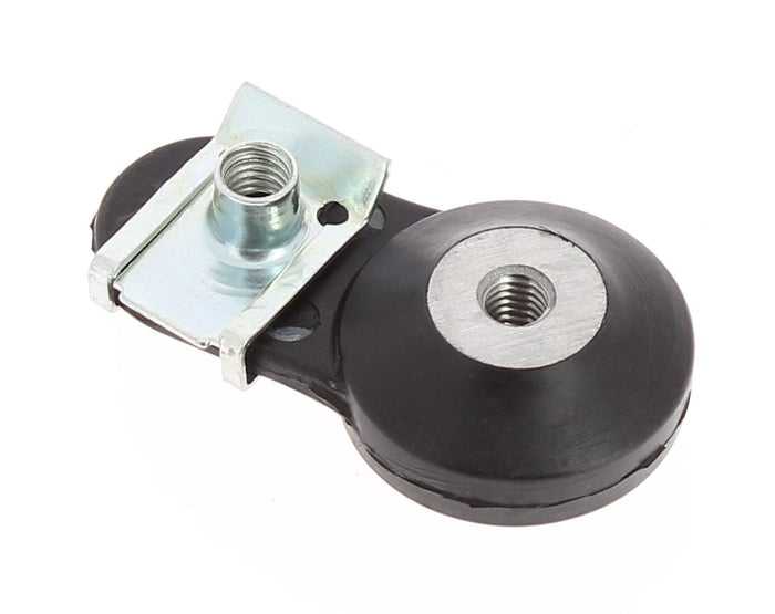 AV3406 Silent block alluminio e gomma nera con clips, modello HUSQVARNA/KTM