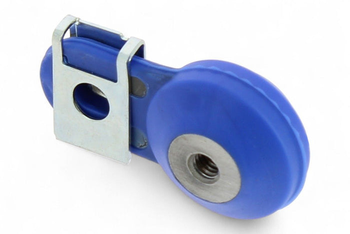 AV3406B Silent block alluminio e gomma blu con clips, modello HUSQVARNA/KTM