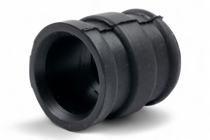AV3408 Manicotto silenziatore in gomma nero - ø interno 29mm da un lato/30mm dall'altro, lunghezza 45mm