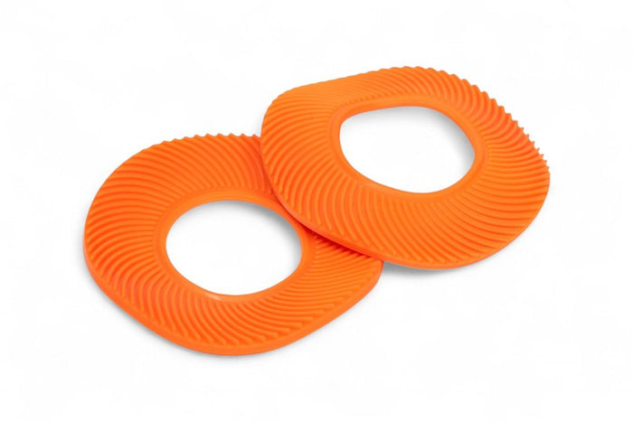 AV3412A Coppia anelli in gomma per manopole - Arancione