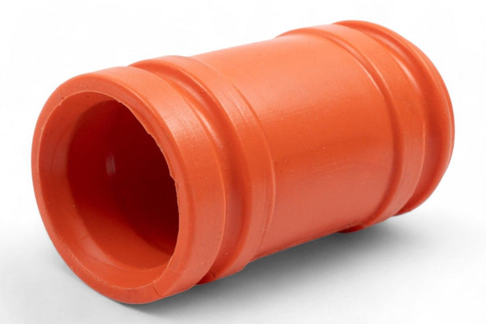 AV3451A Manicotto silenziatore in gomma arancione - ø interno29mm, lunghezza 70mm