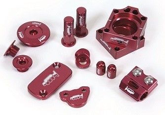 AVK001 Kit particolari in alluminio HONDA - Rosso