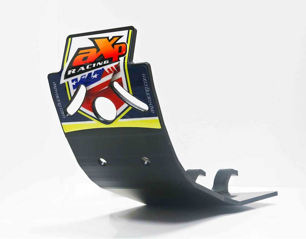 AX1380 Slitta paratelaio AXP cross 6mm - HUSQVARNA 250/350 FC 16-22 - Nero