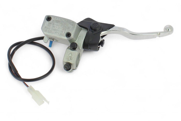 BR767774 Pompa freno anteriore BREMBO con interruttore stop e cavo - ø pistone 9mm, interasse leva 19mm