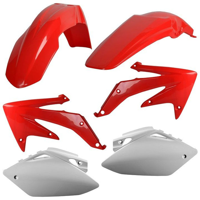 CM91200 Kit plastiche HONDA Rosso cr04/Bianco