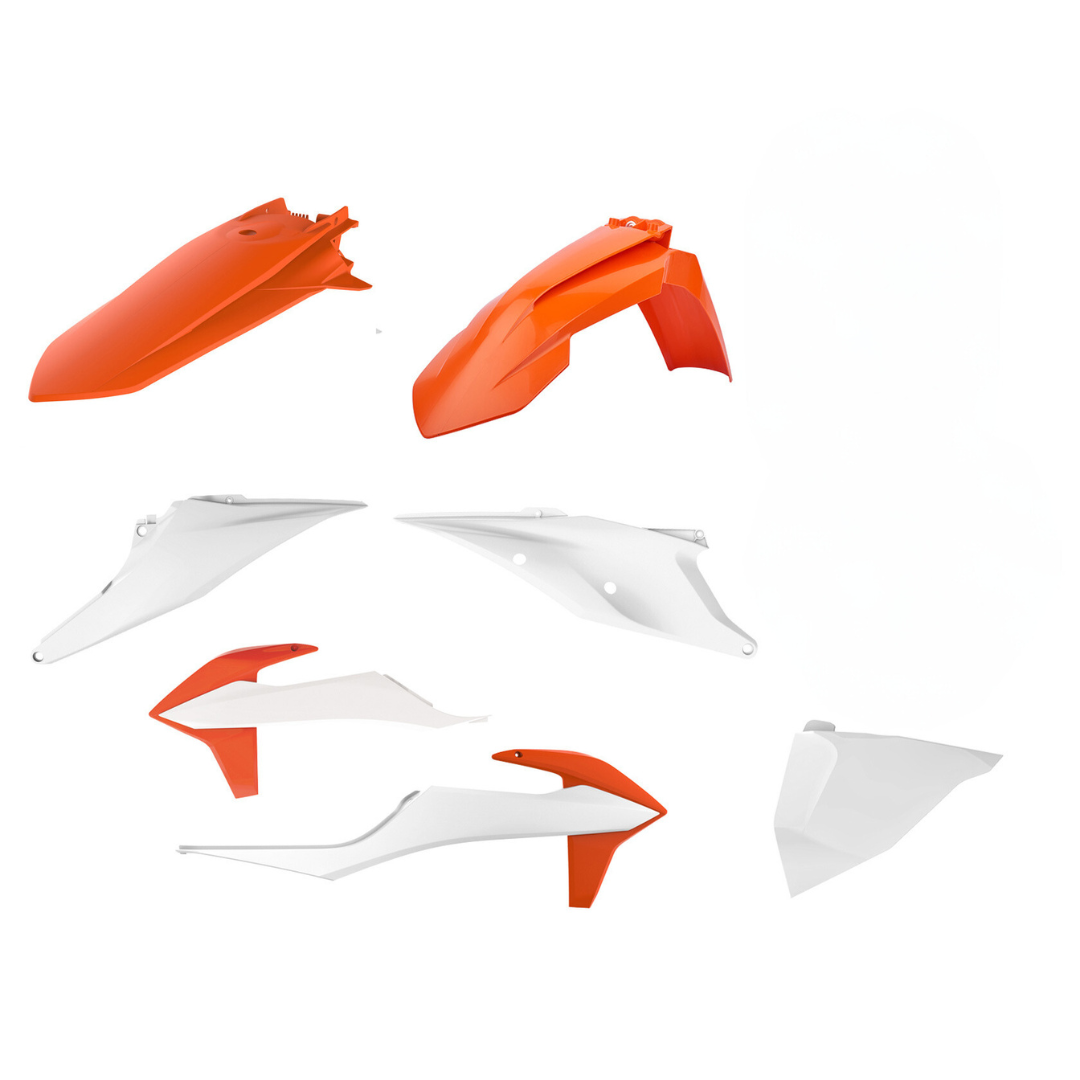CM91231 Kit plastiche KTM Arancione16/Bianco20