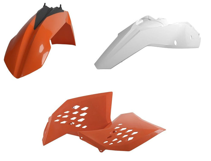CM91236 Kit plastiche KTM Arancione/Bianco
