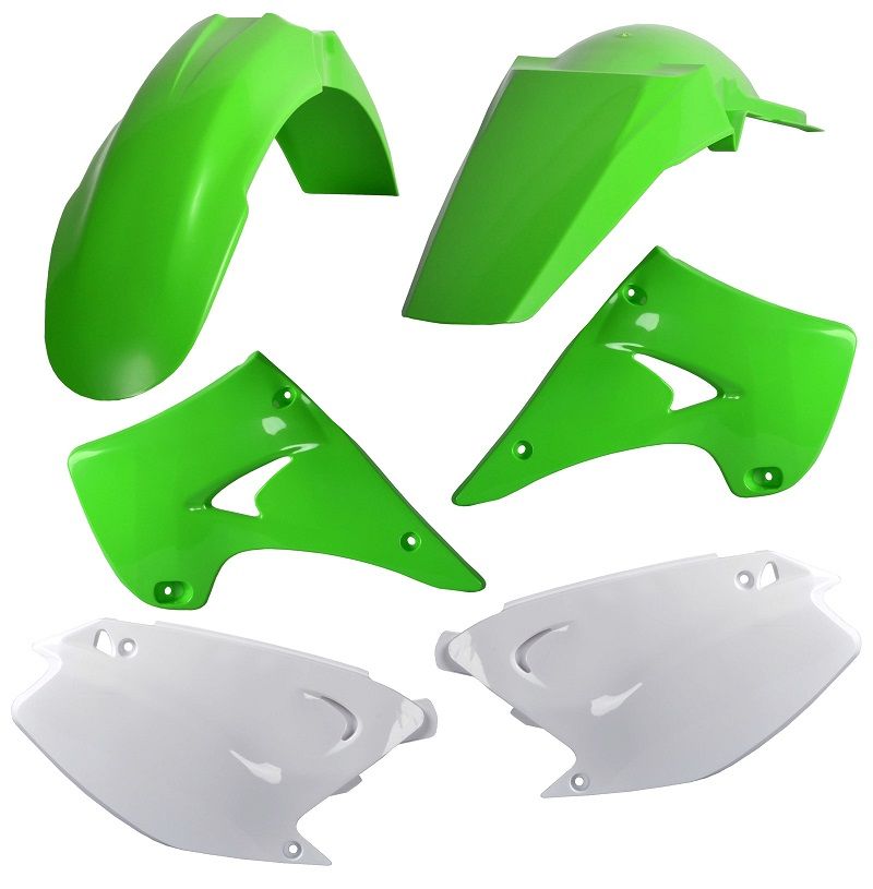CM91249 Kit plastiche KAWASAKI Verde05/Bianco