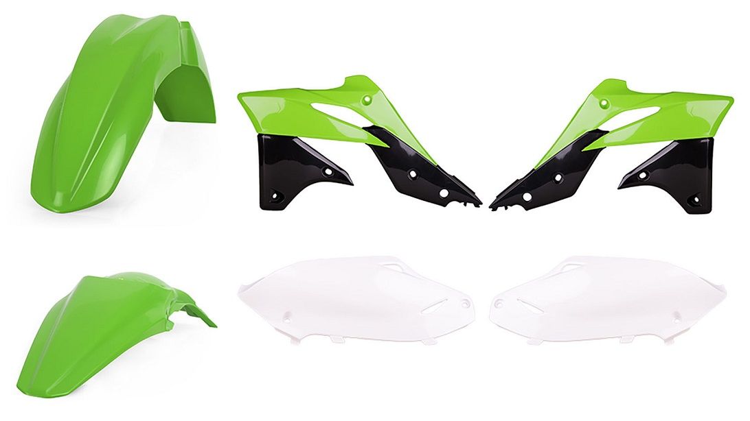CM91253 Kit plastiche KAWASAKI Verde05/Bianco