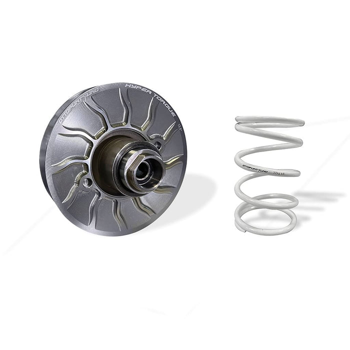 Correttore di coppia CNC in Ergal Hyper Torque 134mm Piaggio + Molla Bianca 32Kg 70-100cc