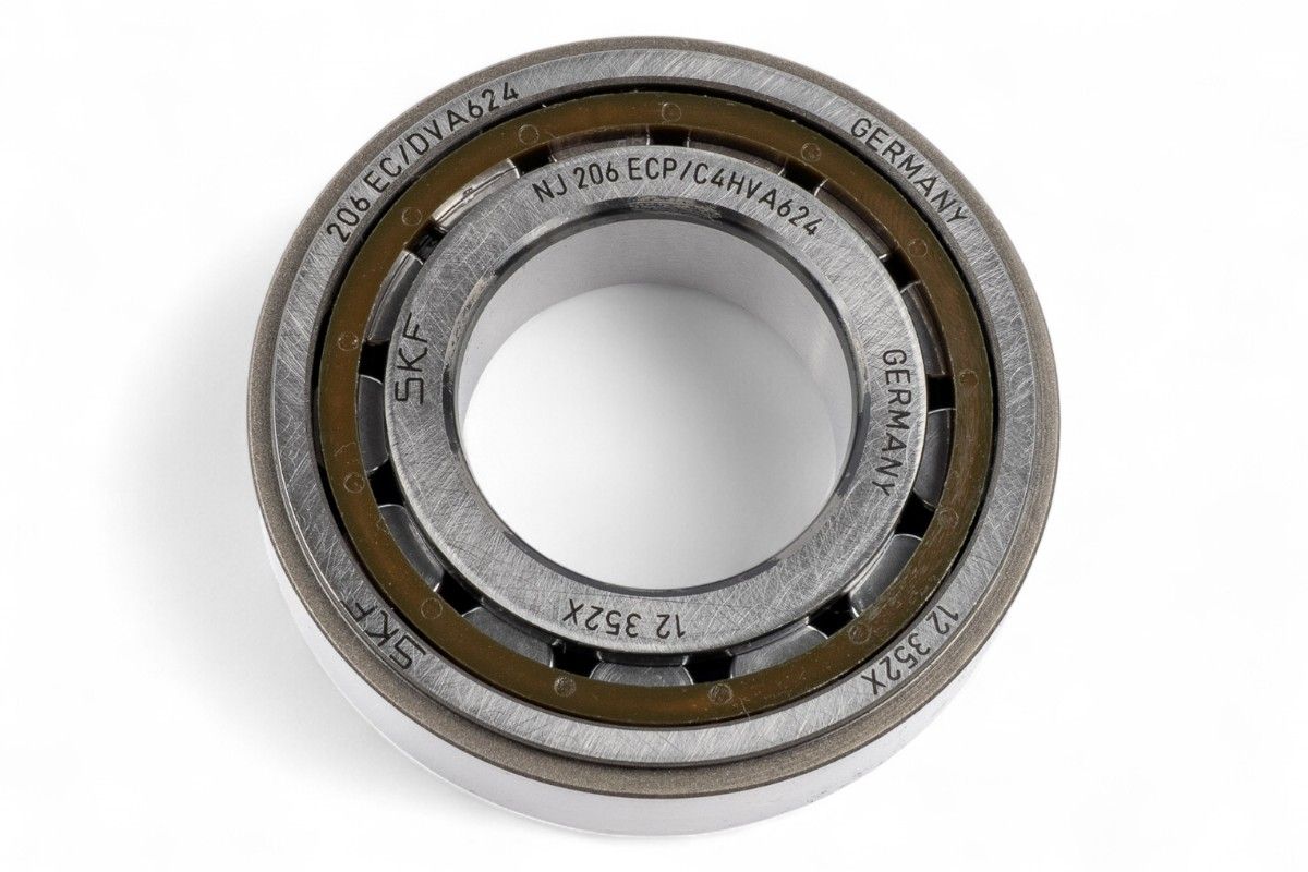 CUNJ206ECP3 Cuscinetto albero motore SKF 30x62x16 mm - Con ribasso e gabbia in poliammide