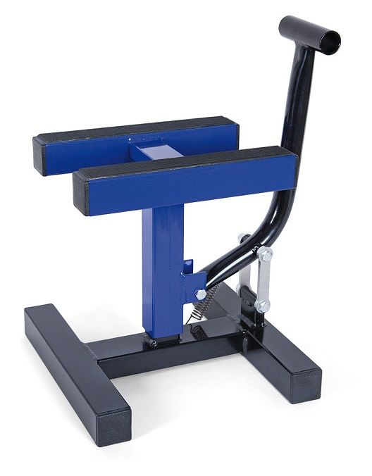 CV2113B Cavalletto alzamoto a pedale - Blu