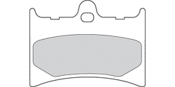 DP604 Pastiglie freno anteriori DP BRAKES