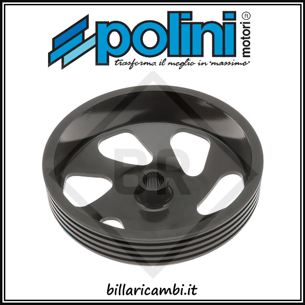 U250.025 Campana Frizione Polini Evolution 2 d107mm Piaggio /Peugeot /Gilera