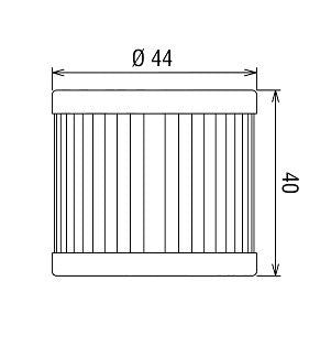 HF131 Filtro olio HI-FLO - SUZUKI