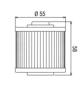 HF145 Filtro olio HI-FLO - APRILIA YAMAHA