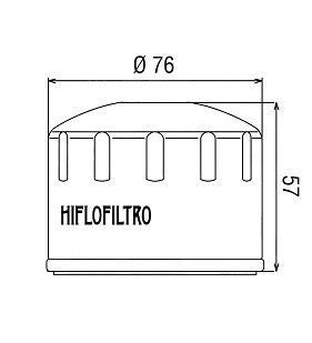 HF165 Filtro olio HI-FLO - BMW