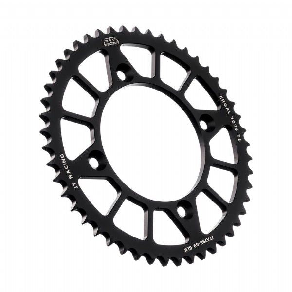JTA798.49N Corona JT ergal RACELITE nera - 49 denti - SUZUKI YAMAHA 80/85