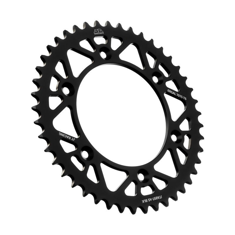 JTA897.45N Corona JT ergal RACELITE nera - 45 denti - GASGAS HUSABERG HUSQVARNA KTM TRIUMPH
