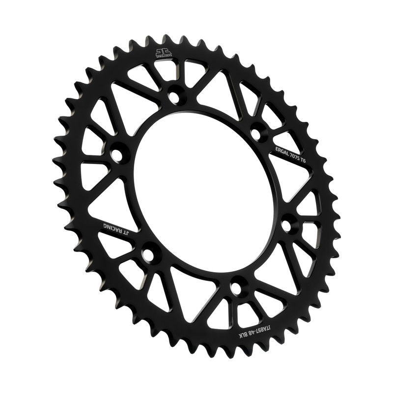 JTA897.48N Corona JT ergal RACELITE nera - 48 denti - GASGAS HUSABERG HUSQVARNA KTM TRIUMPH