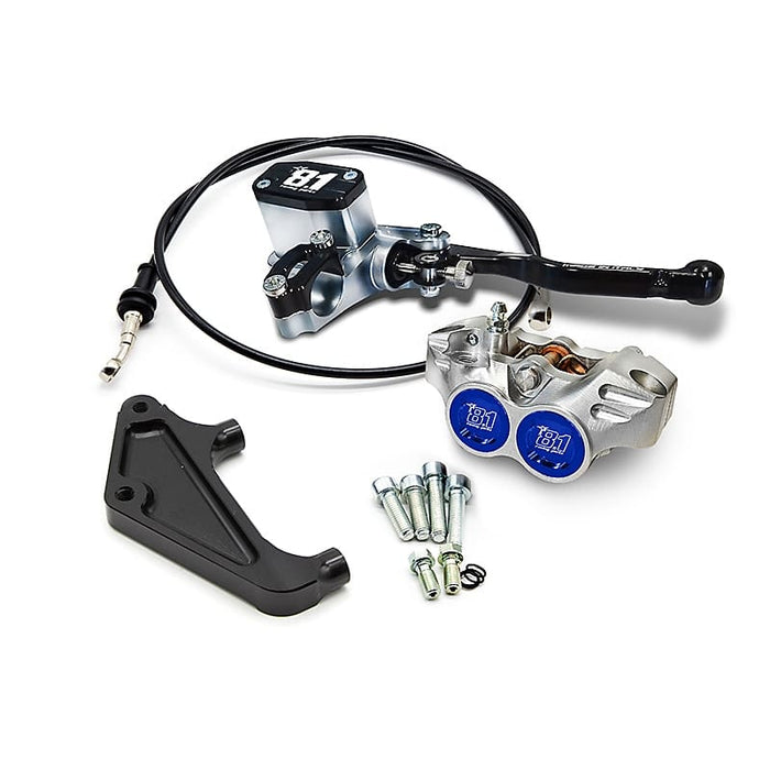 Kit freno ant. comp. 8.1 con MC-11 + pinza New Era per Phantom con forcella originale e Stage6 R/T : colore_pinza - blu